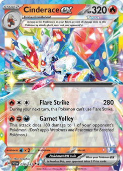 Cinderace ex Stellar Crown #28