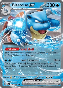 Blastoise ex Stellar Crown #30