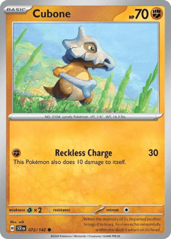 Cubone Stellar Crown #72