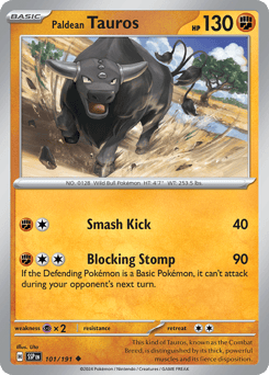 Paldean Tauros Surging Sparks #101