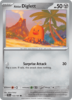 Alolan Diglett Surging Sparks #122