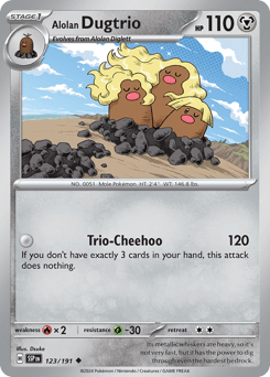 Alolan Dugtrio Surging Sparks #123
