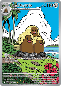 Alolan Dugtrio Surging Sparks #208