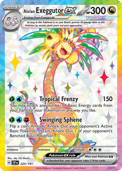 Alolan Exeggutor ex Surging Sparks #225