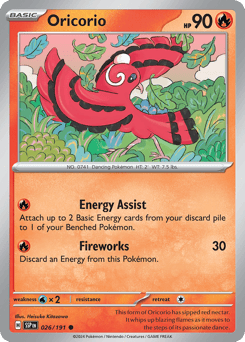 Oricorio Surging Sparks #26