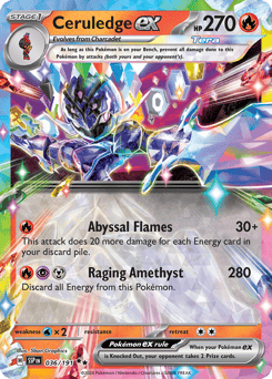 Ceruledge ex Surging Sparks #36