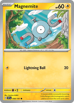Magnemite Surging Sparks #58