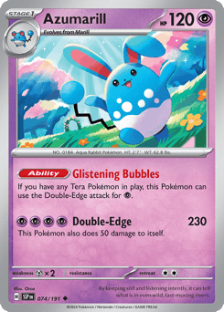 Azumarill Surging Sparks #74
