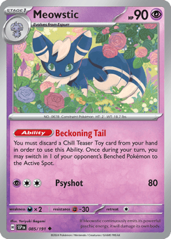Meowstic Surging Sparks #85