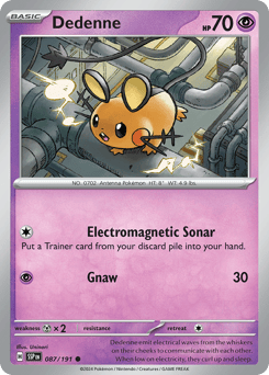 Dedenne Surging Sparks #87