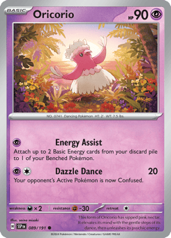 Oricorio Surging Sparks #89