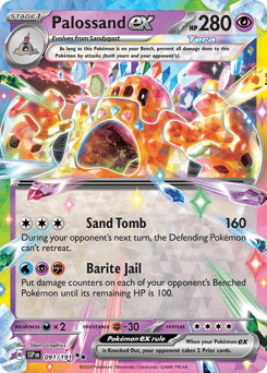 Palossand ex Surging Sparks #91