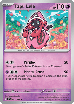Tapu Lele Surging Sparks #92