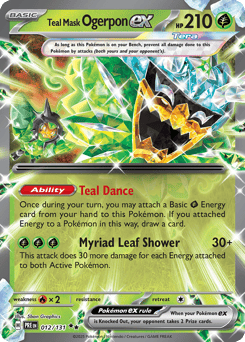 Teal Mask Ogerpon ex Prismatic Evolutions #12