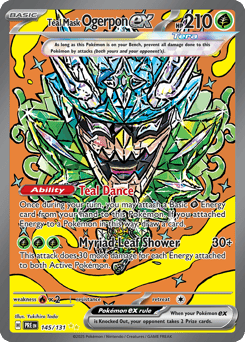 Teal Mask Ogerpon ex Prismatic Evolutions #145