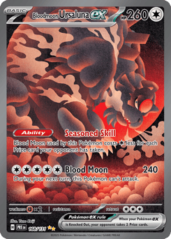 Bloodmoon Ursaluna ex Prismatic Evolutions #168