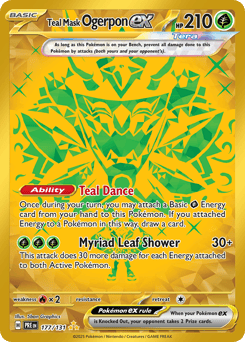 Teal Mask Ogerpon ex Prismatic Evolutions #177