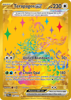 Terapagos-ex Prismatic Evolutions #180