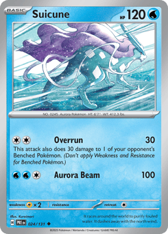 Suicune Prismatic Evolutions #24