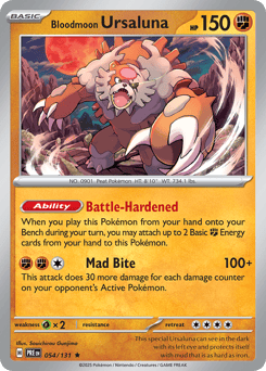 Bloodmoon Ursaluna Prismatic Evolutions #54