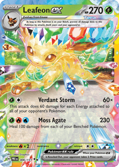 Leafeon ex Prismatic Evolutions #6