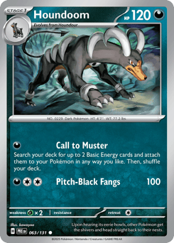 Houndoom Prismatic Evolutions #63
