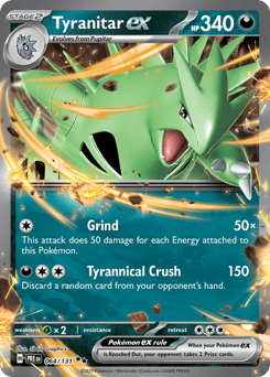Tyranitar ex Prismatic Evolutions #64