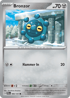 Bronzor Prismatic Evolutions #66