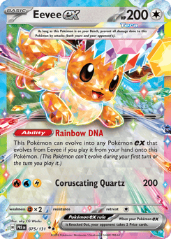 Eevee ex Prismatic Evolutions #75