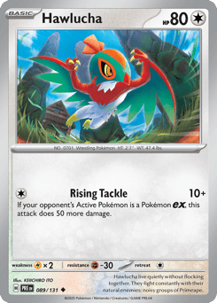 Hawlucha Prismatic Evolutions #89