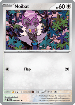 Noibat Prismatic Evolutions #90