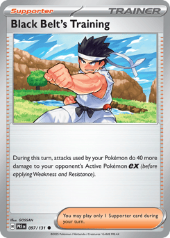 Black Belt's Training Prismatic Evolutions #97
