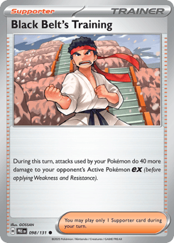 Black Belt's Training Prismatic Evolutions #98