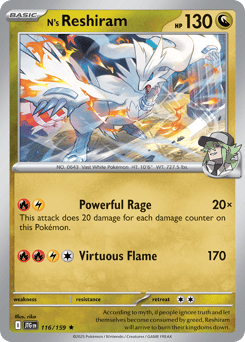 N's Reshiram Journey Together #116