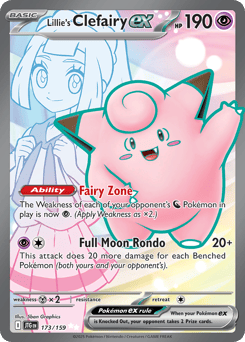 Lillie's Clefairy ex Journey Together #173