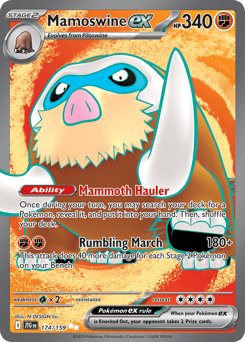 Mamoswine ex Journey Together #174