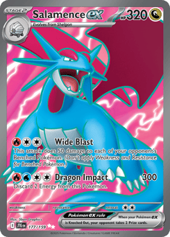 Salamence ex Journey Together #177