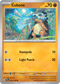 Cubone Journey Together #76