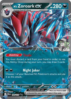 N's Zoroark ex Journey Together #98