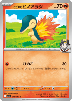 Japanese Cyndaquil (ヒビキのヒノアラシ)