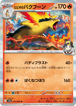 Japanese Typhlosion (ヒビキのバクフーン)