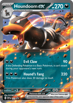 Houndoom ex Scarlet & Violet Black Star Promos #103