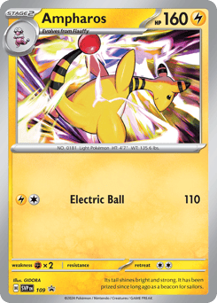 Ampharos Scarlet & Violet Black Star Promos #109