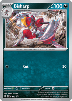 Bisharp Scarlet & Violet Black Star Promos #112