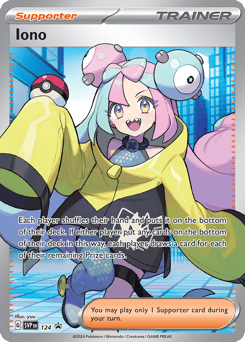 Iono Scarlet & Violet Black Star Promos #124