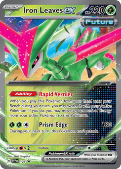 Iron Leaves ex Scarlet & Violet Black Star Promos #128