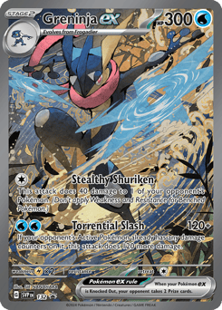 Greninja ex Scarlet & Violet Black Star Promos #132
