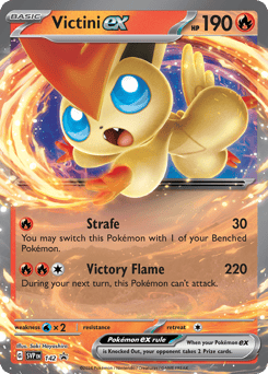 Victini ex Scarlet & Violet Black Star Promos #142
