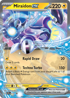 Miraidon-ex Scarlet & Violet Black Star Promos #143