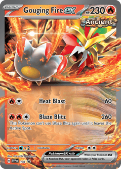 Gouging Fire ex Scarlet & Violet Black Star Promos #144